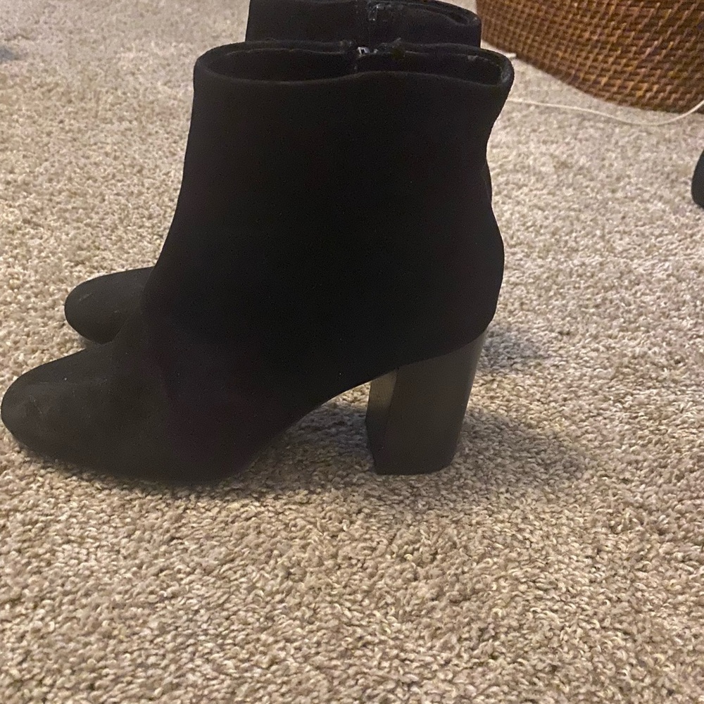 Black ankle boots